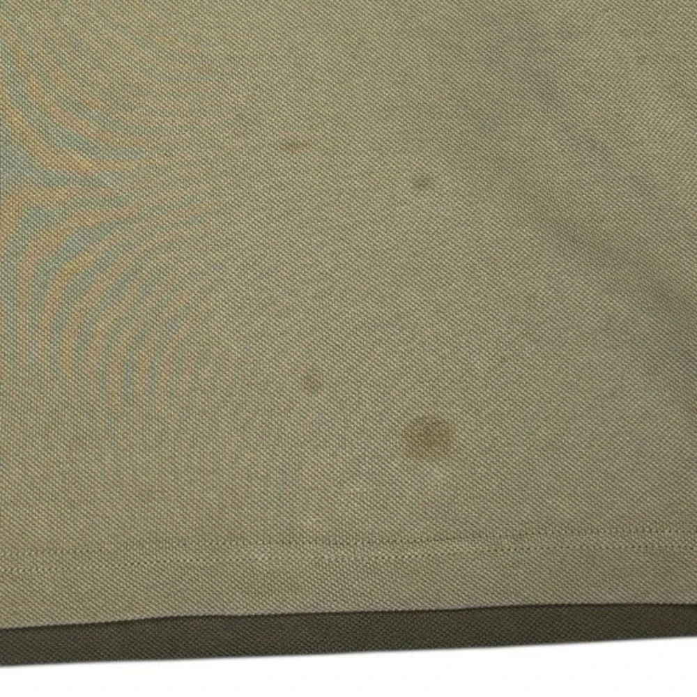Eddie Bauer Mens XL Olive Green Short Sleeve Half Zip Polo‎ Shirt